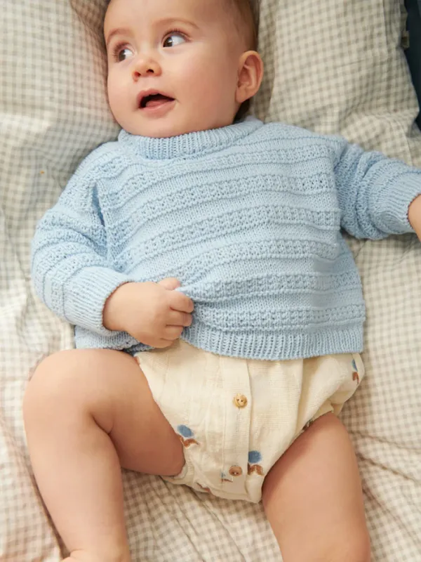 Fillip Sweater, Diaper pants og Bonnet 