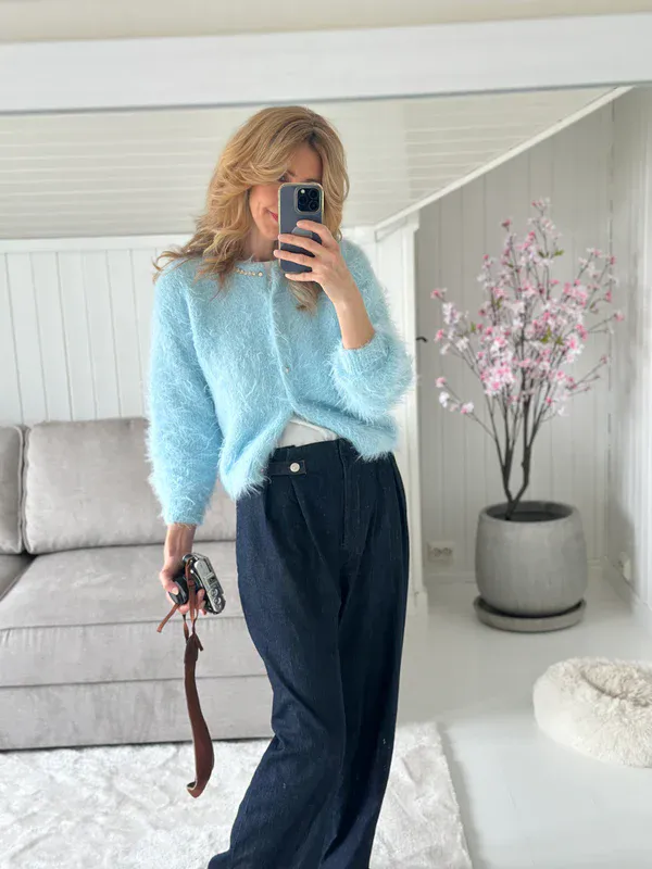 Fuzzy Cardigan